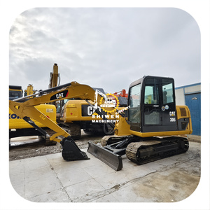 Mini Excavadora Usada de 6 Toneladas CAT306 con Motor Mitsubishi de Inyección Directa, Mini Excavadora Usada CAT 306 307 308 en Stock - Product Image 1