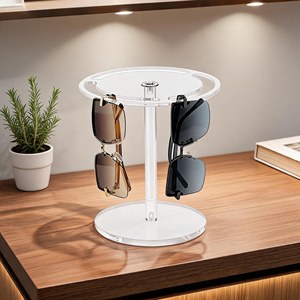 Moderne, milieuvriendelijke, draagbare, transparante acryl displaystandaard, parfumrek, sieraden- en horlogehouder, dessertstandaard, op maat gemaakte pruikenhouder - Product Image 5