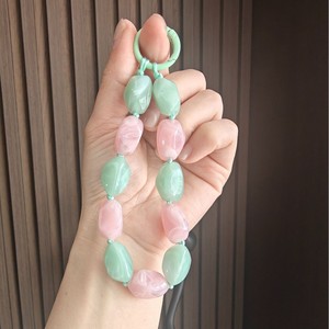 Cadena para <span class=keywords><strong>Teléfono</strong></span> DIY con Cuentas, Pulsera <span class=keywords><strong>de</strong></span> Piedras Coloridas, Llavero para Mujer, Cadena Antipérdida para Muñeca, Llavero con Logotipo Personalizado, Venta al por Mayor - Product Image 4