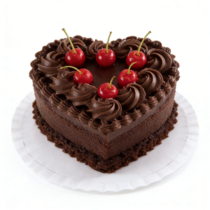 17.6cm Eco-Friendly Foam Chocolate Cake Model Cream Cherry Black Forest Design DIY Handmade Plastic Jewelry Box Gift Decoration - Product Image 2