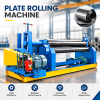 Machine à cintrer les tôles W11 à 3 rouleaux symétriques, 6 mm x 3000 mm, pour tôles d'acier au carbone