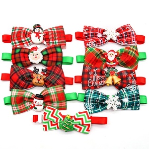 <span class=keywords><strong>Collier</strong></span> réglable en polyester pour <span class=keywords><strong>chien</strong></span>, motif 3D Père Noël, renne, clochette, neige, ornements de Noël, style western mignon, mode hiver-été - Product Image 1