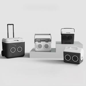 LIHENG Nevera Portátil Grande para Exteriores, para Picnic, Cerveza, Camping, con Altavoz, Puede Conectar el Teléfono Inteligente - Product Image 3