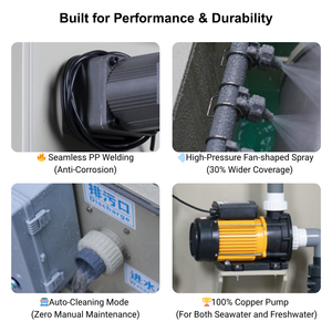 DAYU EP-S-10 Compact 10m ³/h Débit <span class=keywords><strong>Nano</strong></span> Écumeur de Protéines pour Aquariums d'Eau Douce et d'Eau de Mer - Product Image 4