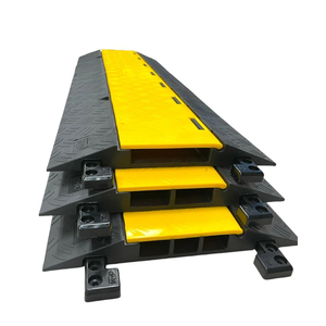 Cubierta de cable de seguridad para carreteras, duradera, de 1, 2 o 3 canales, 20 mm de altura, para exteriores, de alta resistencia, para eventos, protección de cables en el suelo. - Product Image 6