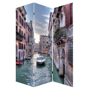 Hiện đại ven biển mô hình cảnh quan bằng gỗ gấp phòng Divider di chuyển Vải màn hình cho khách sạn trang trí thanh lịch vải màn hình - Product Image 3