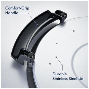 Grande crêpière électrique multifonctionnelle 47 cm avec contrôle numérique de la chaleur et surface de cuisson antiadhésive pour usage domestique et hôtelier - Product Image 5