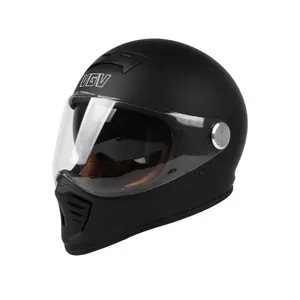 Sena intercomunicador Bluetooth casco de motocicleta redondo depredador casco de motocicleta