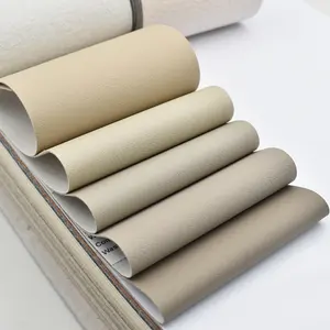 Wholesale Fine Grain Leather Roll Faux Belts Imitation Leather Upholstery Fabric Of Pvc Leather Fabrics