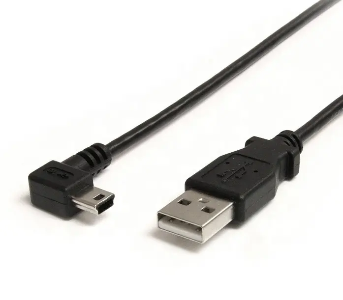 1M 90องศามุมขวา USB 2.0มินิ5PIN ชายกับชาย AWM สไตล์2725สาย USB สนับสนุนการสั่งซื้อแบบกำหนดเองสั่งซื้อจำนวนมาก