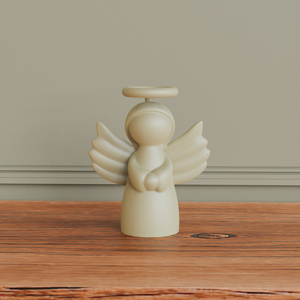 OEM Artisanat <span class=keywords><strong>Personnalisé</strong></span> Porcelaine Fournitures Funéraires Céramique Mignon Petit Ange Urne avec Halo Urne Funéraire Crémation Cendres <span class=keywords><strong>pour</strong></span> Humain - Product Image 4