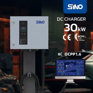 Carregador rápido sino dc 40kw estação preço de atacado casa portátil para carro 30kw dc venda quente preço razoável carro elétrico