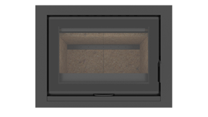 Poêle à bois encastré avec grande fenêtre de visualisation pour intérieur - Product Image 5