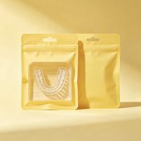 Sachet d'emballage orthodontique personnalisé léger pour appareils de rétention avec marque personnalisée, commande en gros à faible coût