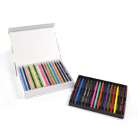 Boîte d'emballage en papier personnalisée, boîtes d'emballage, boîtes découpées sur mesure, étui à crayons en carton, boîte à stylos en feutre et carton avec aimant