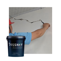 Revêtement liquide acrylique en stuc de marbre écologique Vissney, plâtre Marmorino poli