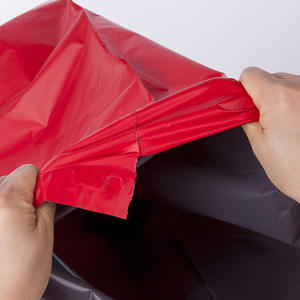 Customized Red Plastic Postage <b>Bag</b> Clothing Packaging Shipping <b>Bag</b> Poly Mailer with Your Own Logo Printed - Product Image 3