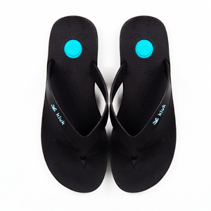 KLUK Prix bas Haute qualité Nouvelles tongs pour hommes Helios Esta Fullblack Sandales anatomiques de qualité supérieure - Product Image 1