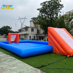 Cancha <span class=keywords><strong>de</strong></span> Fútbol y Fútbol Acuático Inflable para Exteriores con Suelo, Castillo Hinchable para Deportes y Juegos - Product Image 6