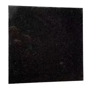 Zwarte Galaxy Graniet Tegels Keukenblad Natuurlijk Graniet Op Maat Gesneden Tegels Voor Wandtegel