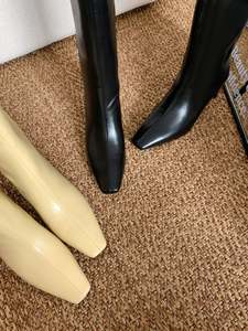 <span class=keywords><strong>Botas</strong></span> Largas Elegantes para Mujer, Otoño Invierno 2024, Punta Cuadrada, Tacón Alto Sexy, para Fiesta, <span class=keywords><strong>Vestido</strong></span> de Graduación, <span class=keywords><strong>Amarillo</strong></span>, Negro, <span class=keywords><strong>Botas</strong></span> hasta la Rodilla - Product Image 6