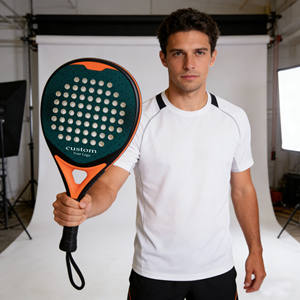 Raqueta de Pádel Profesional de Fibra de Carbono con Precio Único, Diseño Personalizado, Resistente a la Abrasión, Raqueta de Entrenamiento con EVA Suave, Gran Venta - Product Image 1