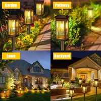 Bombilla LED Solar de Filamento Súper Brillante, Resistente al Agua para Exteriores, Ideal para Decoración de Patios, Caminos, Jardines y Céspedes de Villas