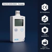 OEM ODM Potmagic M100, Registrador de Temperatura USB Multiusos con Pantalla LCD, Informe en PDF, 32000 Puntos, 2 Años de Garantía