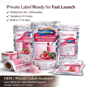 Formule Beauté et Prise de <span class=keywords><strong>Poids</strong></span> pour Adultes, Poudre de Collagène Aromatisée à <span class=keywords><strong>la</strong></span> Fraise pour l'Amélioration des Fesses, Fournisseur en Gros de Marque Privée - Product Image 3