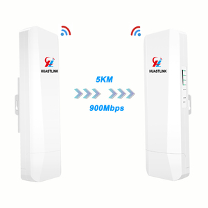 Huastlink 5km ngoài trời Wifi cầu P2P 900Mbps 5GHz không dây CPE điểm đến điểm cầu không dây 1000Mbps cổng <span class=keywords><strong>Ethernet</strong></span> - Product Image 1