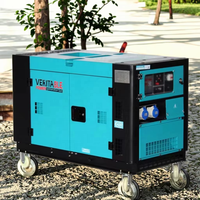 Générateur diesel silencieux Hubei Titan 16KW avec panneau numérique, système de refroidissement par air, démarrage automatique, haute qualité et prix d'usine compétitif