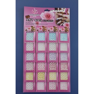 24 pezzi adesivi decorativi per unghie 3D decalcomanie in plastica per Manicure per unghie e per arte vendita calda per uso primaverile 8435181486114