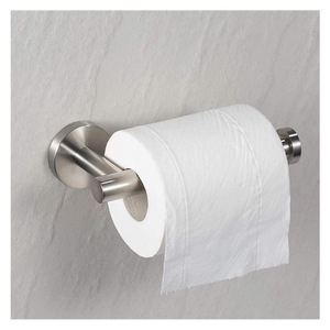 Portarrollos de Papel Higiénico Moderno para Montar en la Pared con Doble Barra y Asa, Acabado Bronce Pulido, para Baño y Hotel - Product Image 5