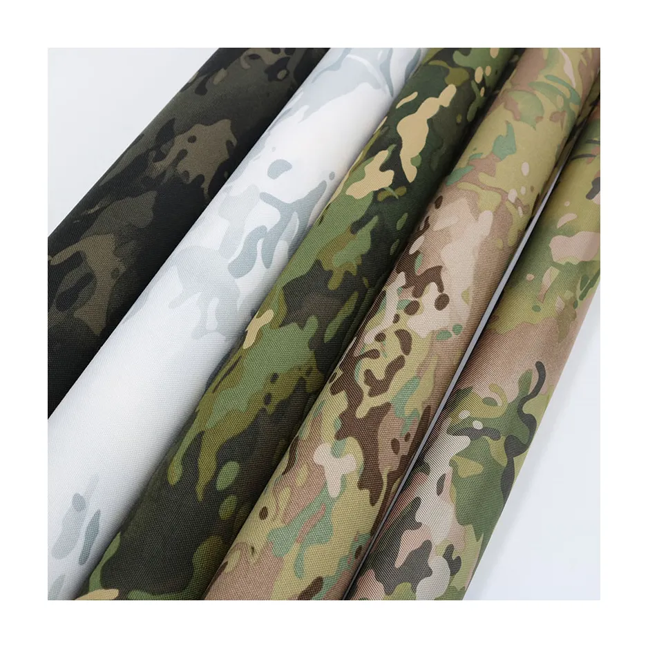 1000d Polyester Ocp Cordura Waterproof Pu Tactical Camouflage Waterproof Cordura Fabric