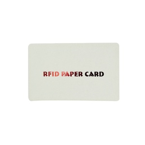 Tarjeta NFC de papel ecológico de estampado en caliente de color personalizado de gama alta - Product Image 1