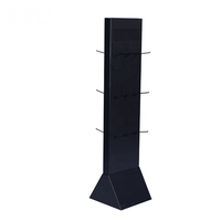 Support d'affichage de chaussettes en carton recyclable moderne avec crochets de suspension pour la promotion en magasin