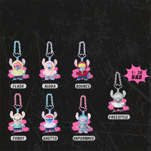 Miniso Auténtico para <span class=keywords><strong>Disney</strong></span> Stitch GenZ Street Series Cajas Ciegas Lindo Muñeco de Peluche de Juguete Aleatorio Anime Figura Coleccionable Colgante - Product Image 3