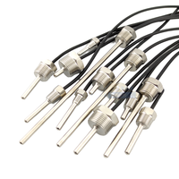 Sonde étanche PT100 de marque JH, en acier inoxydable, filetée, fixe, tailles 1/8\", 1/4\", 3/8\", 3/4\", résistance thermique au platine, capteur NTC
