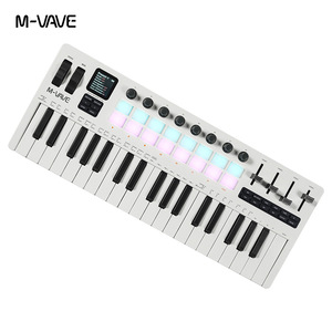 Fabriqué en Chine, synthétiseur de clavier professionnel durable M-VAVE SMK-37 PROKeys, rechargeable, pour guitare, basse, pièce de guitare - Product Image 4