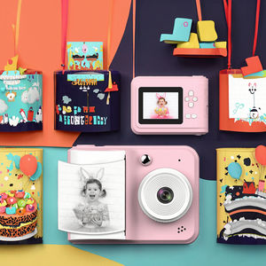 Appareil photo à impression instantanée Meilleures ventes Appareil photo <span class=keywords><strong>Instax</strong></span> pour enfants pour filles Impression sans fil à pixels élevés Type de support MicroSD Enregistre instantanément des moments heureux - Product Image 3