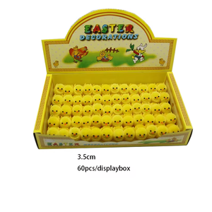 Decoraciones para Fiestas de Pascua Directamente de Fábrica BSCI, Muestra Gratis, Lindos Pollitos de Chenilla Amarillos Pequeños para Niños - Product Image 1