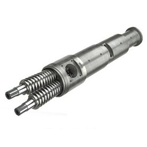 Krauss <span class=keywords><strong>Maffei</strong></span> KMD 75/26 pièces d'extrudeuse à double vis coniques parallèles pour le traitement du PVC - Product Image 3