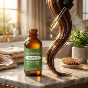 Olio di Ricino Certificato Biologico con Cheratina 60ml, Vegano, Idratante, Prevenzione Caduta Capelli, Produzione OEM ODM con Etichetta Privata - Product Image 6