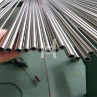 Tubo de acero inoxidable de grado 201/202, 30MM de diámetro, 22 MM de espesor, modelo de acabado superficial BA para modelo de construcción de túneles