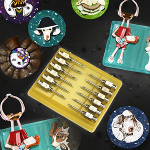 Aiguilles d'injection réutilisables en acier inoxydable chirurgical de haute qualité, haute précision, seringues modèle FH-15, approuvées CE ISO - Product Image 3