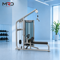 Máquina de Polea Doble Función para Ejercicios de Fondo y Remo Sentado, Entrenador de Cables para Fortalecimiento de Espalda, Equipo de Gimnasio y Fitness