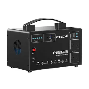 Centrale électrique portable 300W centrale électrique extérieure de secours 200W 300W 600W 500W 1000W 1500W 2000W