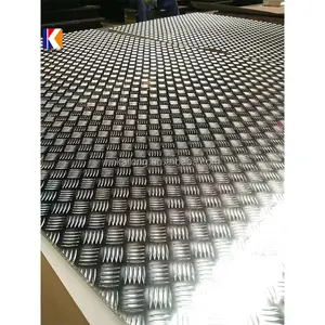 Professionele Folie Aluminium Oranje Soort Embossing Sheet Patroon Aluminium Plaat