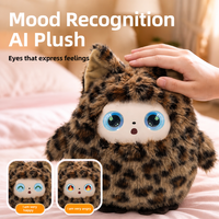 Jouet robot en peluche intelligent AI, commande vocale, dialogue multilingue, racontage d'histoires, yeux dynamiques, cadeau pour enfants, marque OEM, CE FCC ROHS