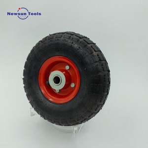 NS Discount 10% Off Factory Small 4.10/3.50-4 Roues/pneus pneumatiques en caoutchouc pour chariots à roulettes Autres roues Pneus et accessoires - Product Image 2